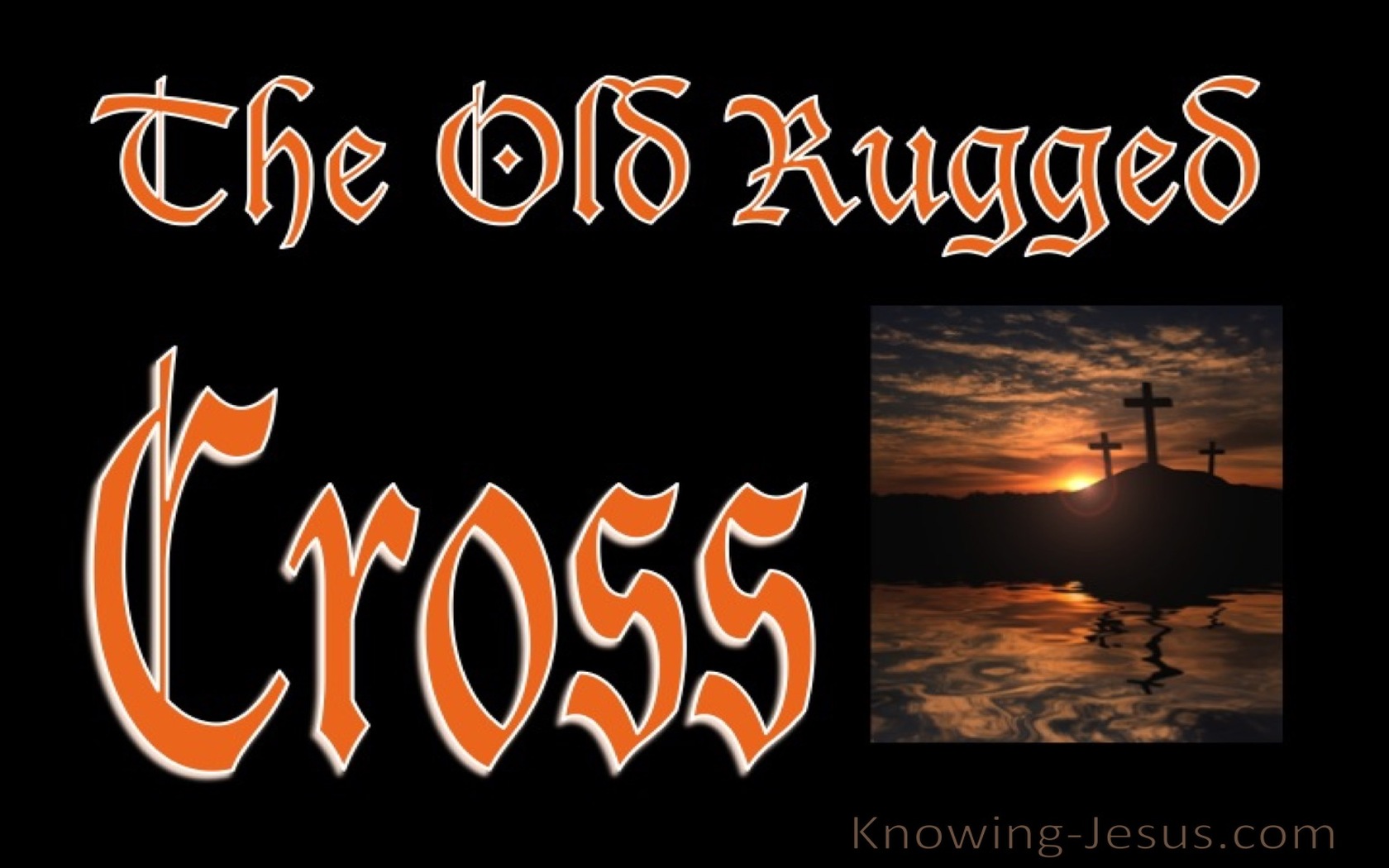 SALVATION - The Old Rugged Cross (orange)